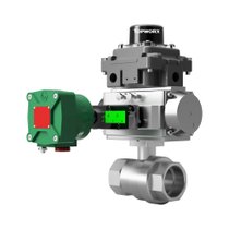 Kingdom Pneumatic Actuated Ball Valve Stainless Steel 2.5in
